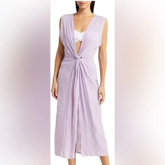 l*space | Dresses | Nwt L Space Cover Up Down The Line Lilac | Poshmark